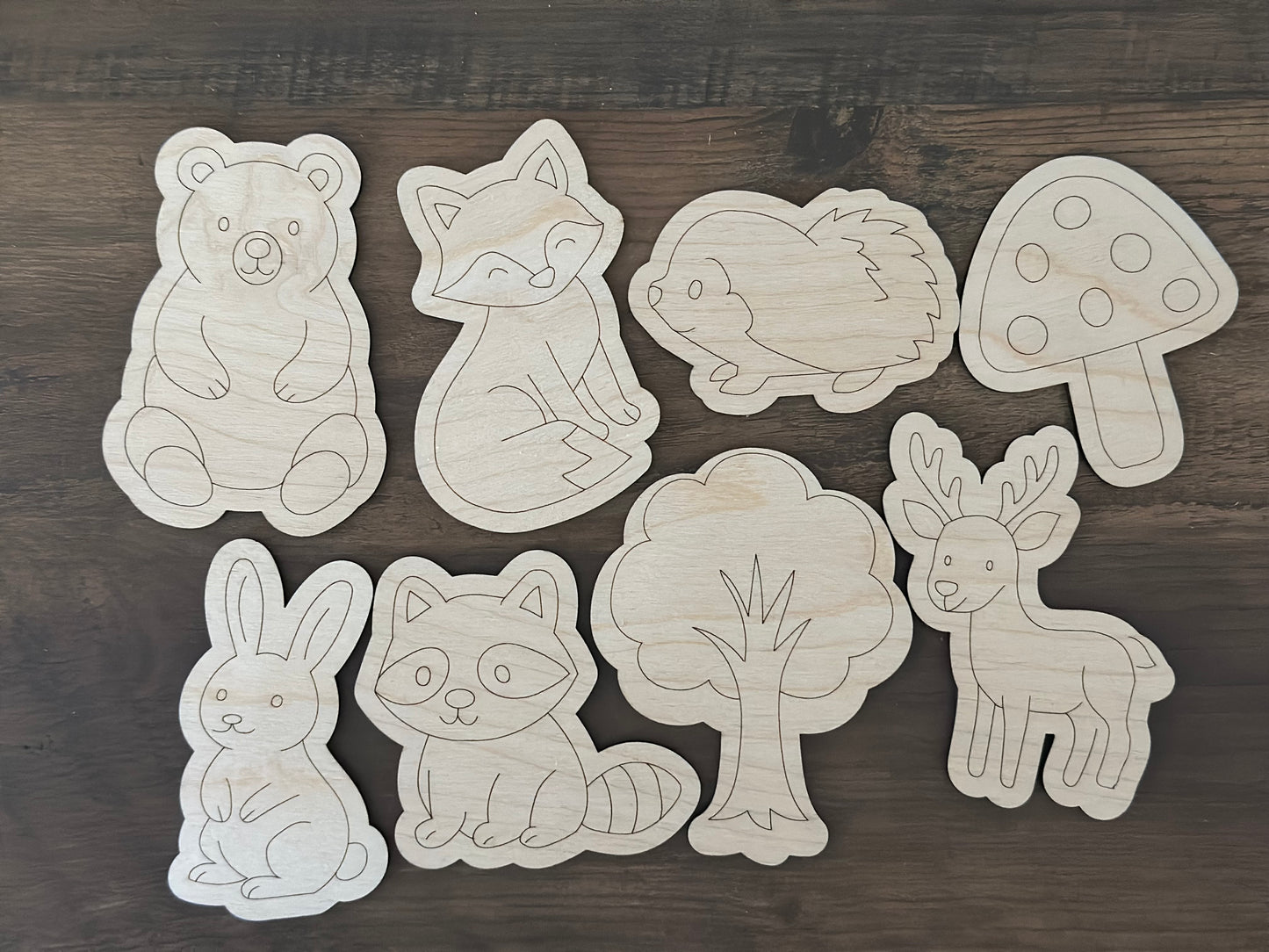 Woodland -DIY Cut Outs