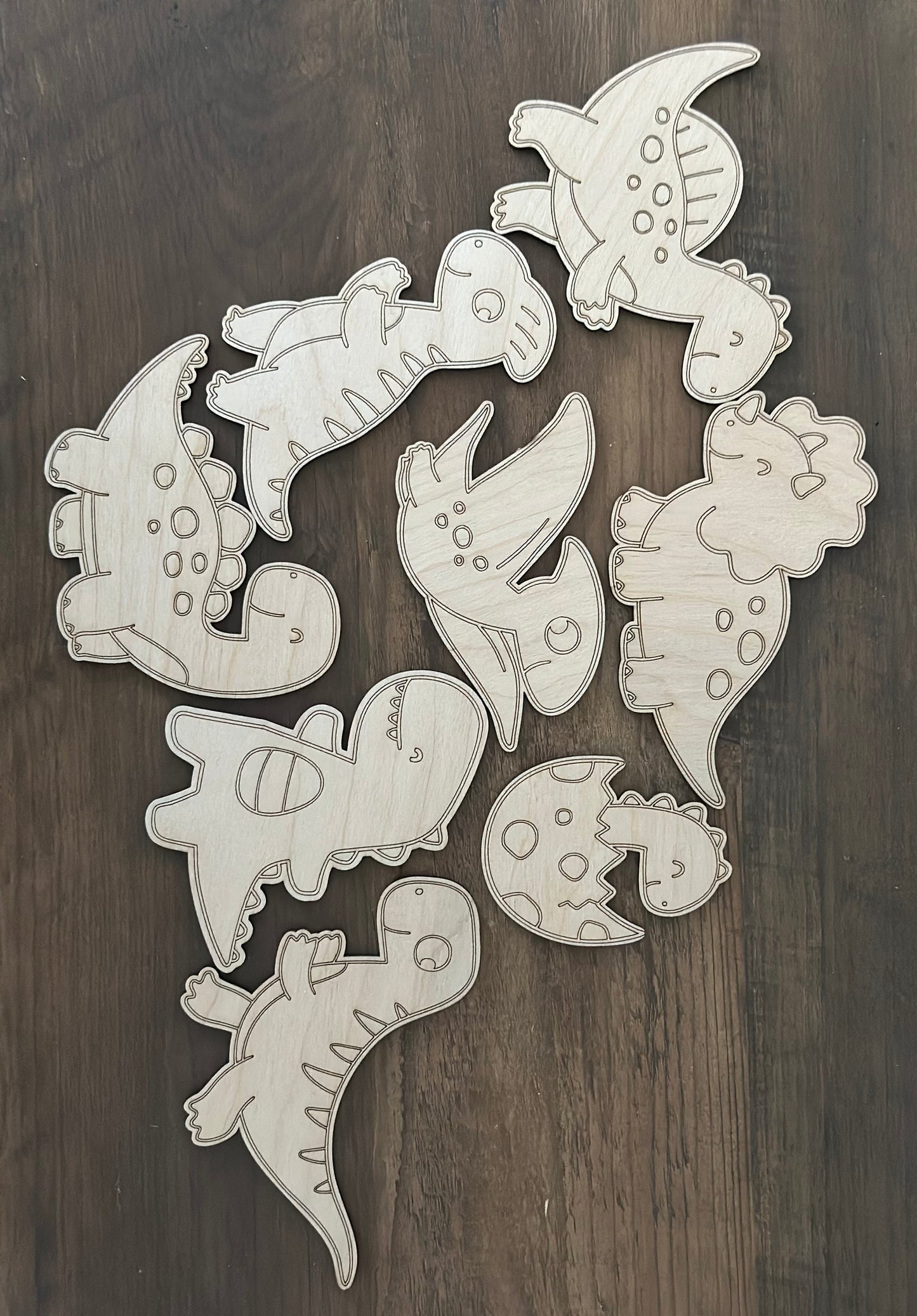 Dinosaur cut outs
