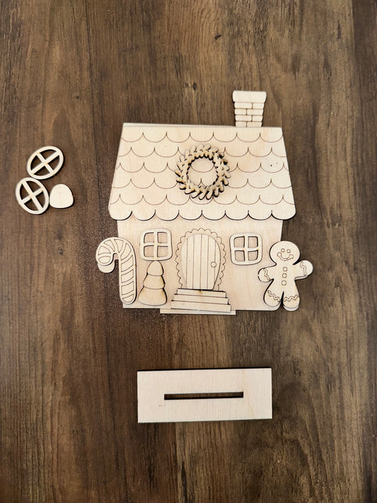 Build your own gingerbread house kits