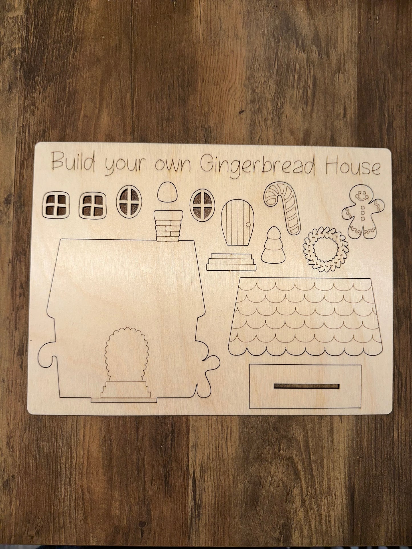 Build your own gingerbread house kits