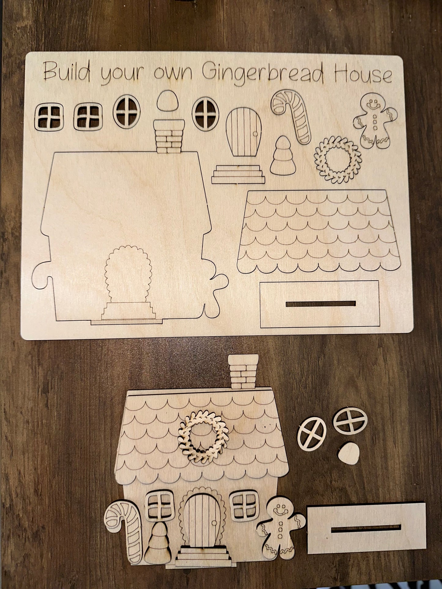 Build your own gingerbread house kits