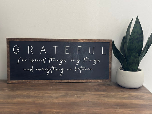 G R A T E F U L - INTERCHANGEABLE 8"X19"